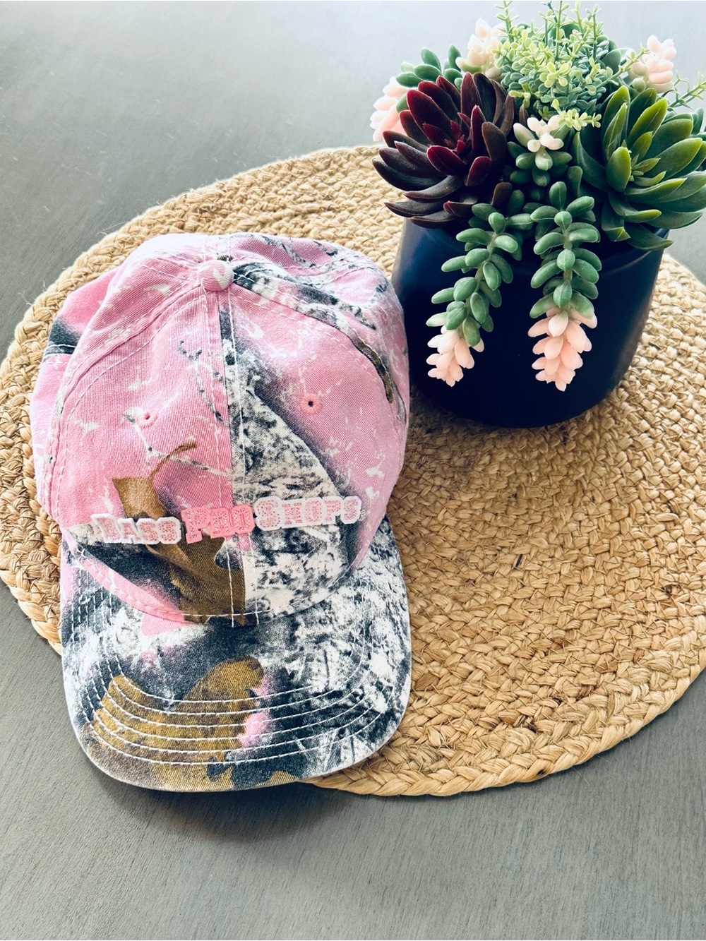 Bass Pro Shops Pink Camo Ladies Baseball Cap
